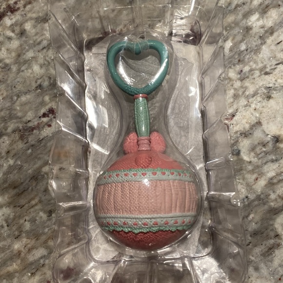 Precious Moments Christmas Ornament You Brighten My Holidays Baby in Rattle” - Picture 7 of 12